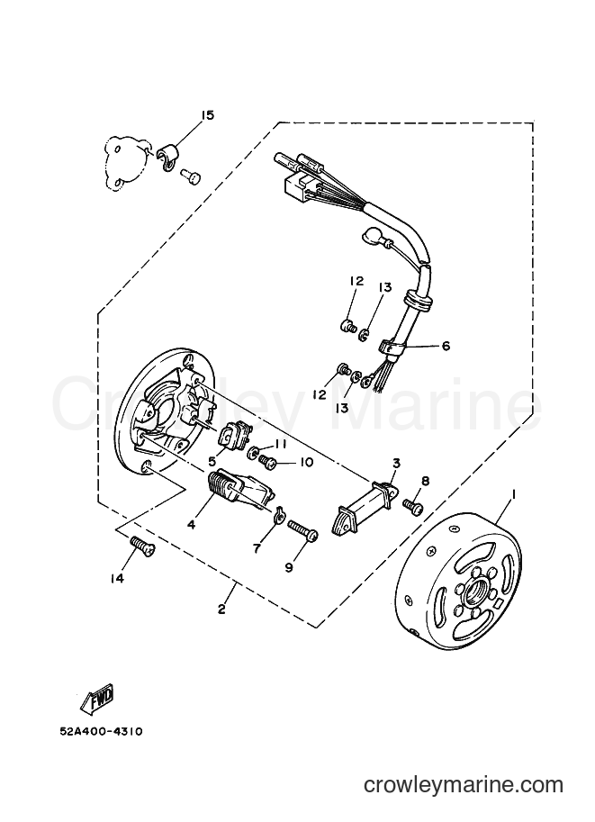 1998 Street Bike RX115 - RX115 (5FS1) [010] - GENERATOR