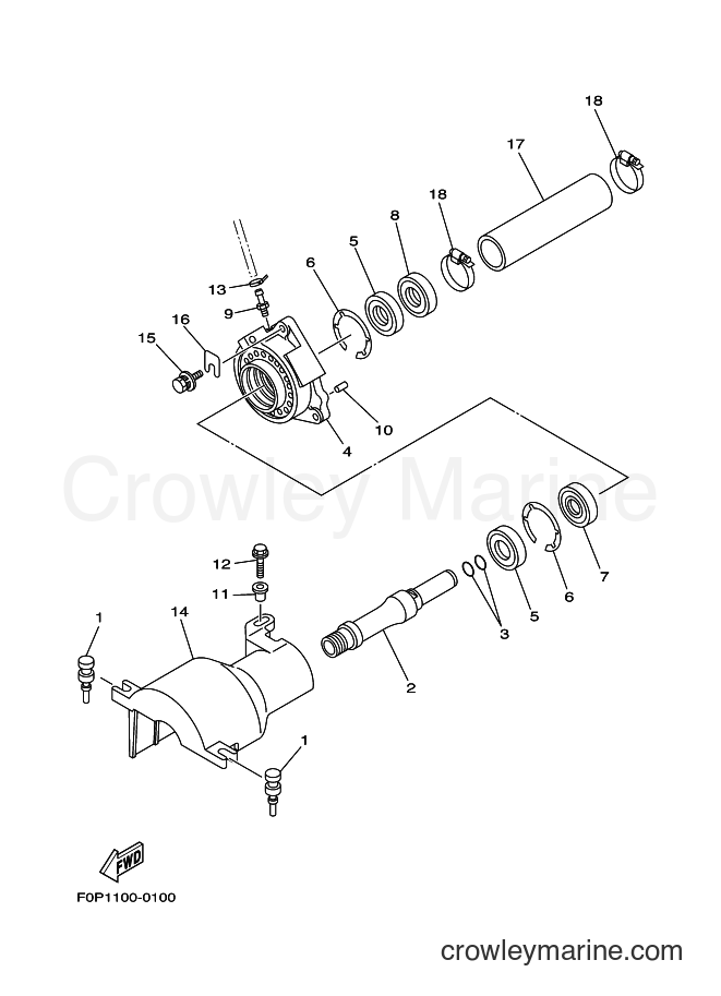 Yamaha Motors JET FOR XA800 (67A1) [01A] - JET UNIT 2