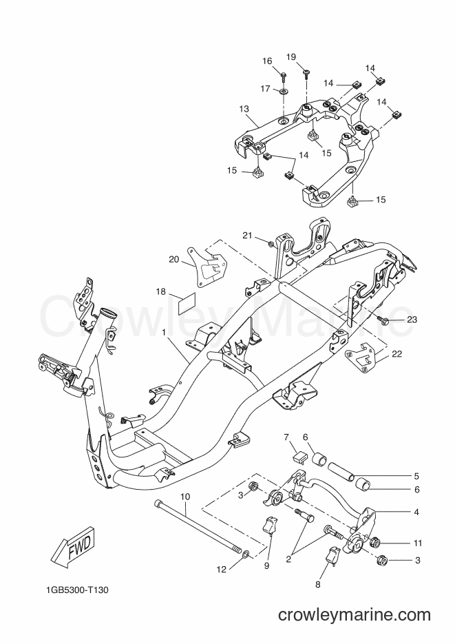 2018 Scooter NS50F - NS50F (1GB5) [080] - FRAME