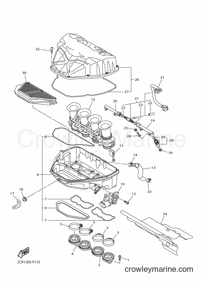 2016 Sport Bike YZF-R1 - YZF-R1 (2CRD) [010] - INTAKE