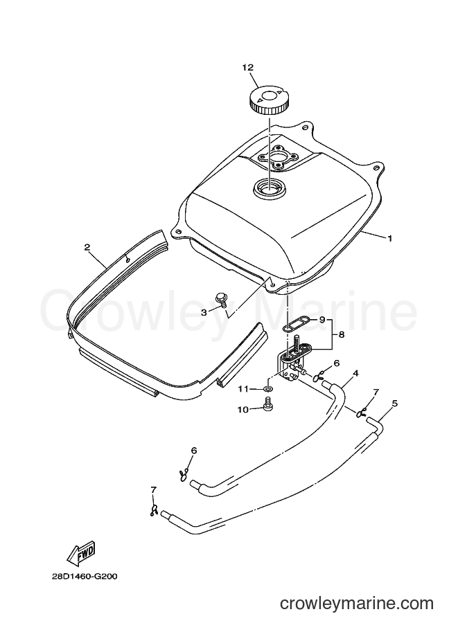 2011 Scooter AL115S - AL115S (28D8) [010] - FUEL TANK