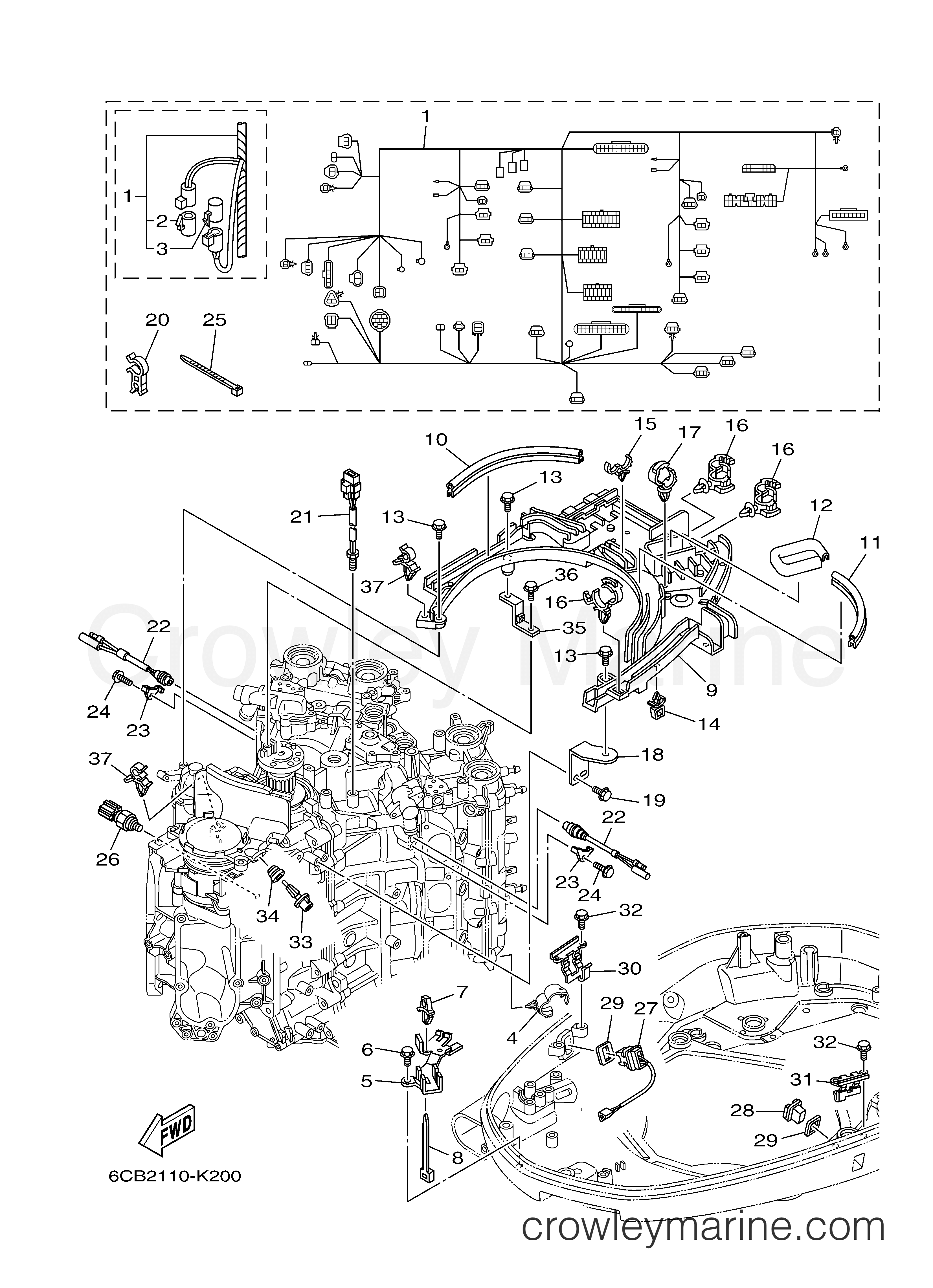 Yamaha Motors VF200LA - ELECTRICAL 4