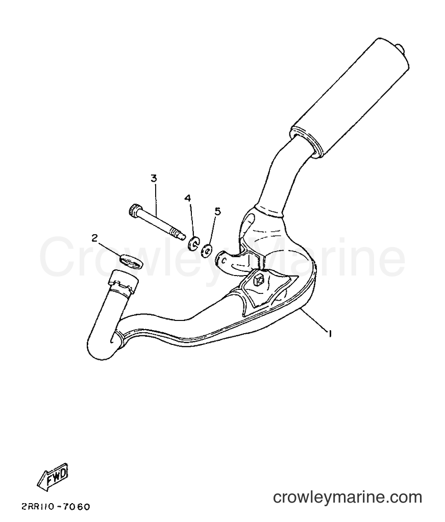 Yamaha Motors YSR50 (3FD7) [010] - EXHAUST