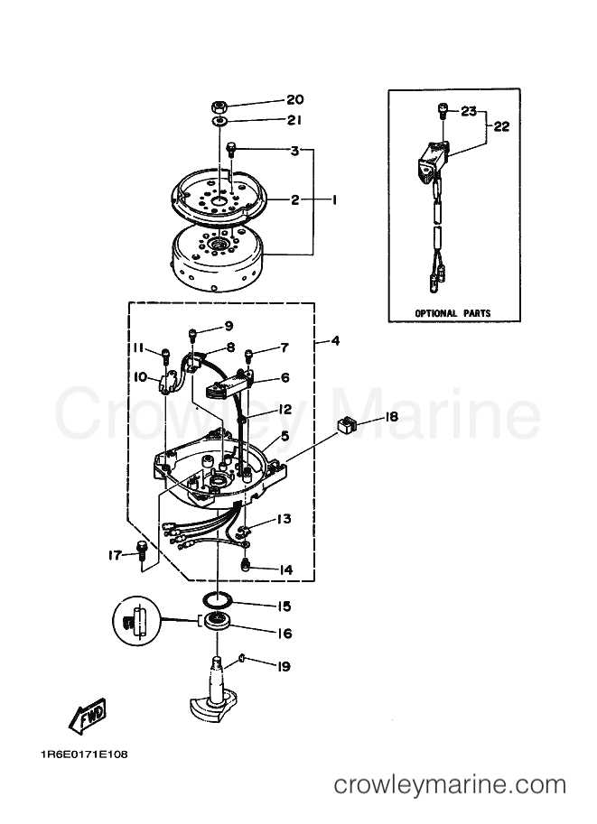 Yamaha Motors 4AC (6E0) [030] - GENERATOR