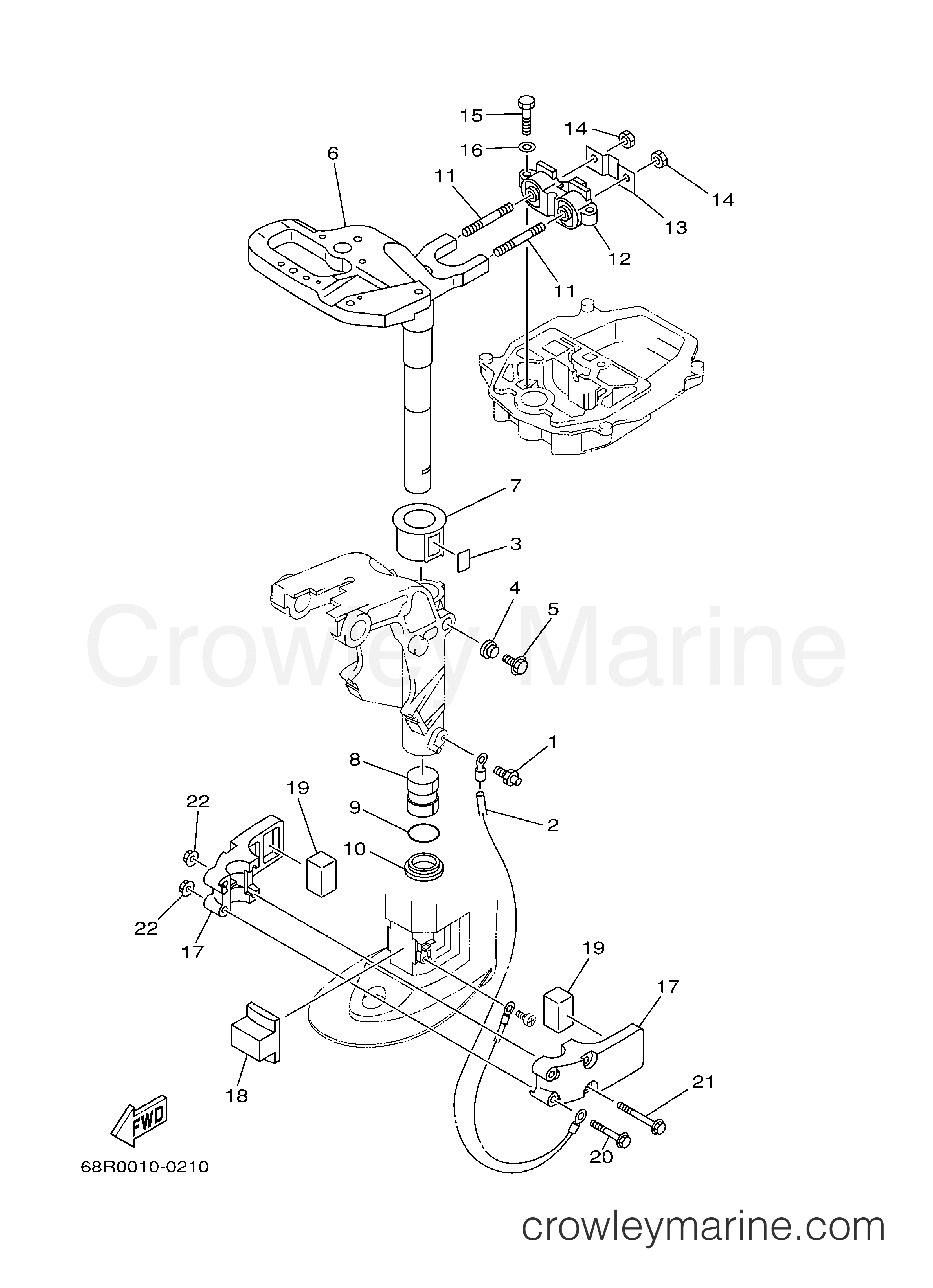 Yamaha Motors F6MLH - BRACKET 2