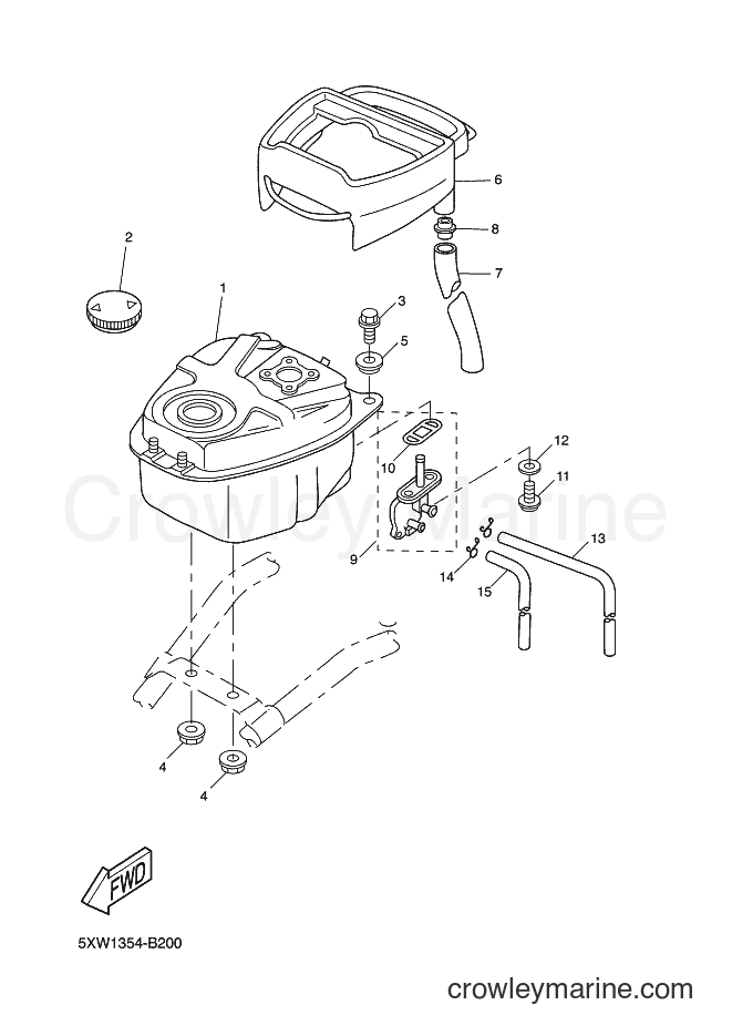 2003 Scooter CW50 - CW50 (5XX2) [030] - FUEL TANK