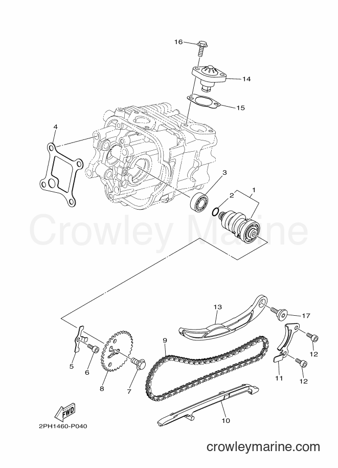 2015 Scooter LNS125 - LNS125 (2PH2) [010] - CAMSHAFT & CHAIN