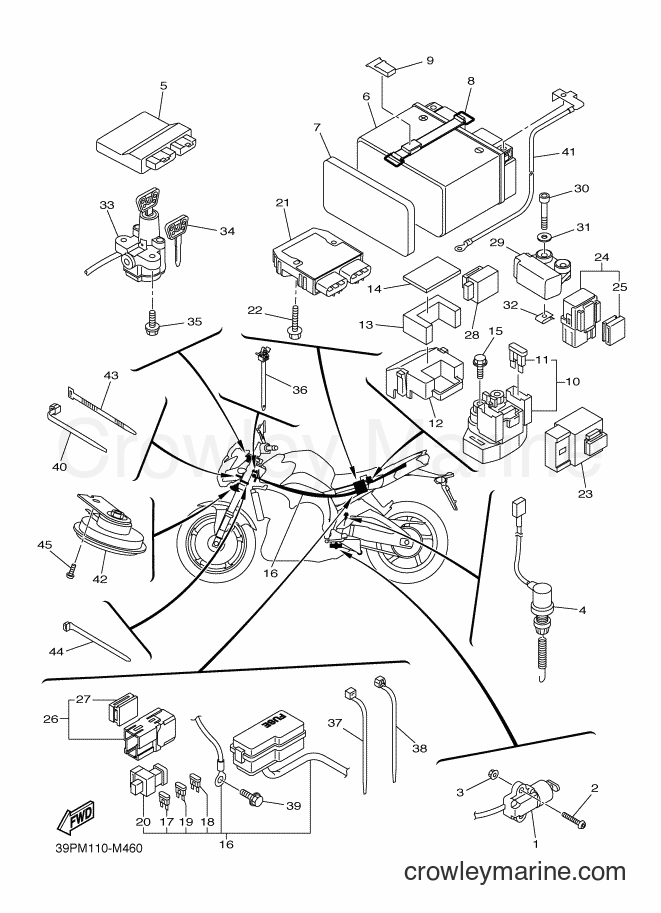 2013 Street Bike FZ8-N - FZ8-N (39PN) [010] - ELECTRICAL 2