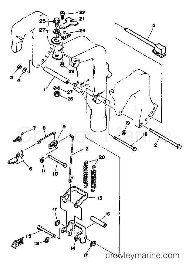 Yamaha Motors FT9.9EXF - BRACKET 2