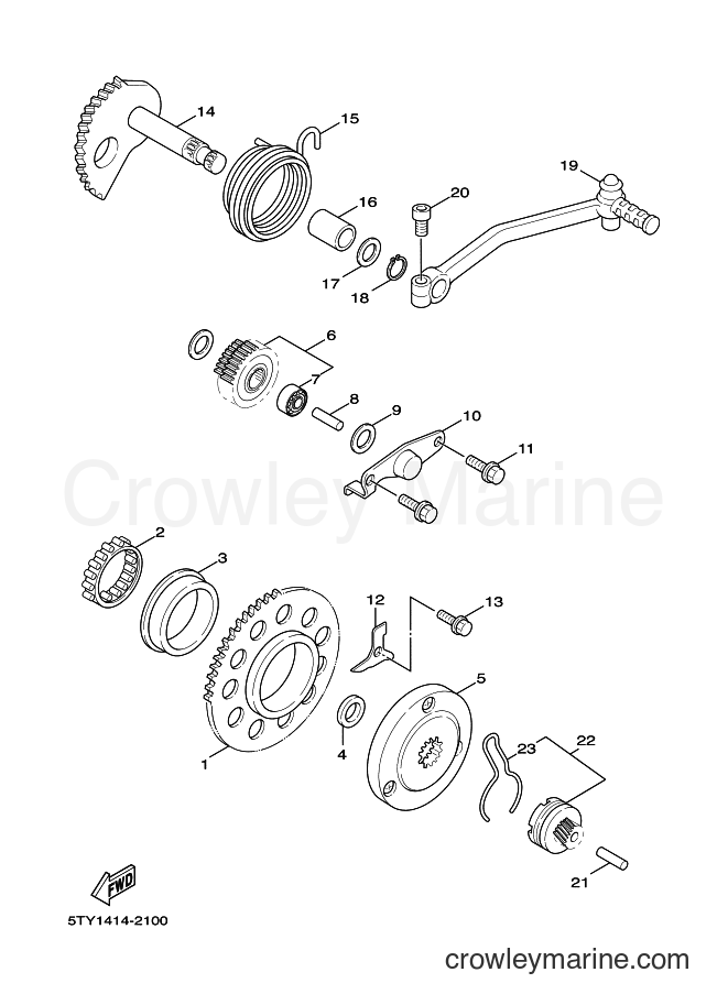Yamaha Motors XC125 (4P91) [050] - STARTER