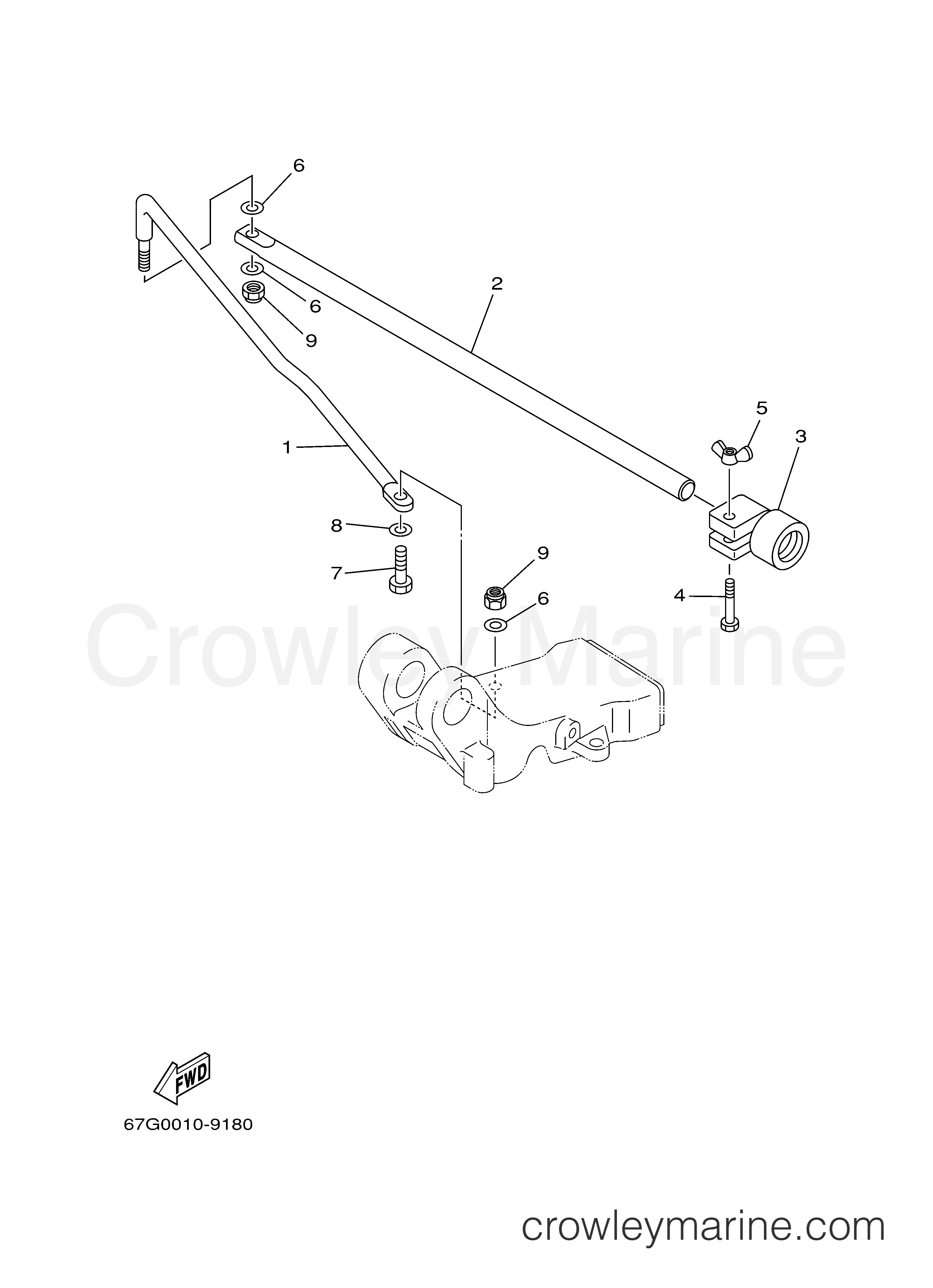 Yamaha Motors F80TLRZ - STEERING FRICTION