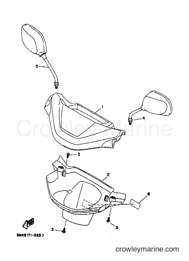 Yamaha Motors CW50T (3MX2) [010] - FRAME