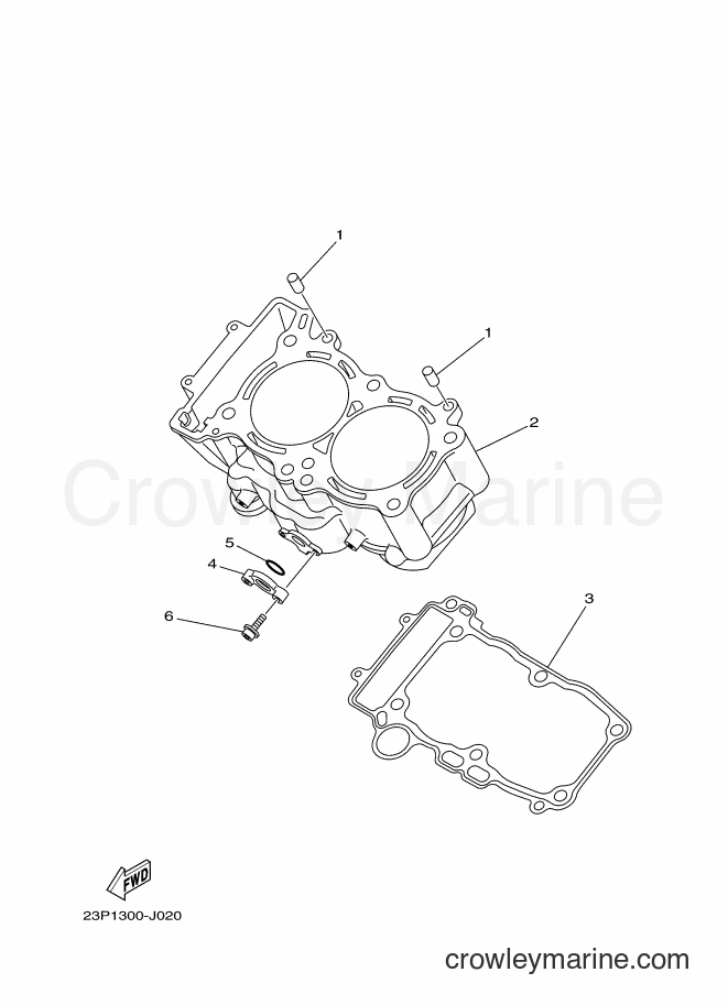 2014 Dirt Bike XT1200ZE - XT1200ZE (2KB1) [050] - CYLINDER
