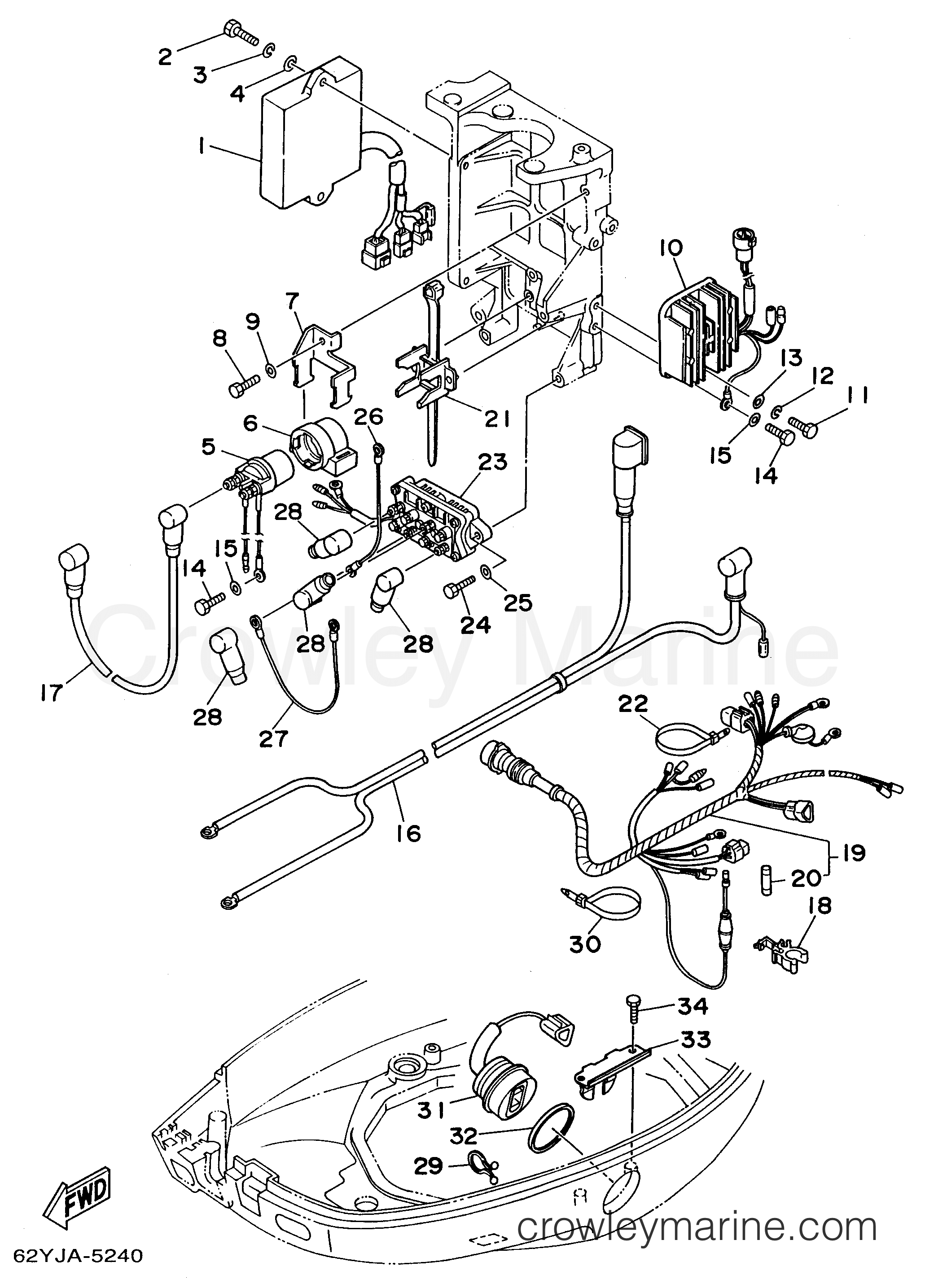 Yamaha Motors F50TLRU - ELECTRICAL 2