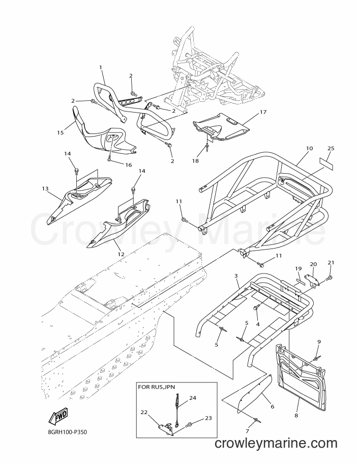 2015 Snowmobile RPZ50MP - RPZ50MP (8GRJ) [010] - BUMPER