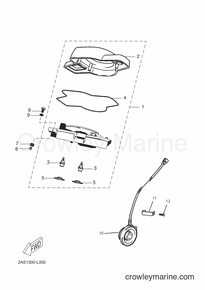 Yamaha Motors TZR50 (2AS1) [020] - METER