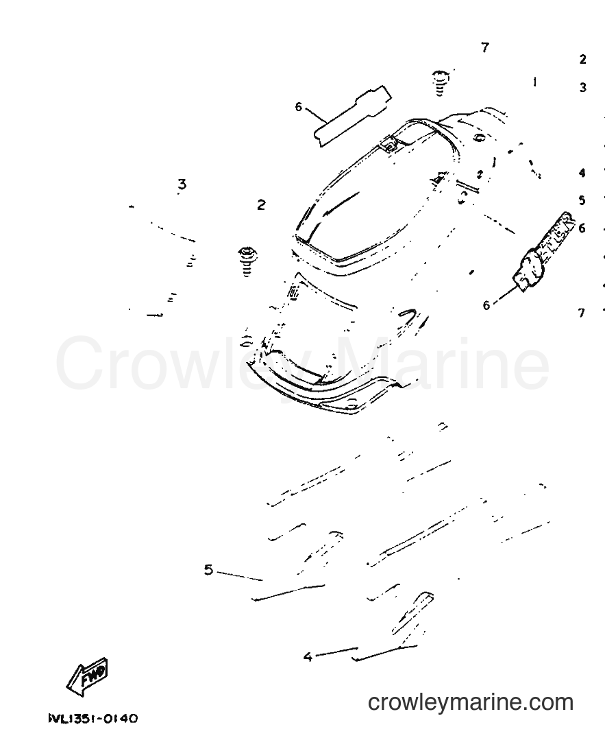 1992 Scooter CW50 - CW50 (3VL2) [999] - SIDE COVER