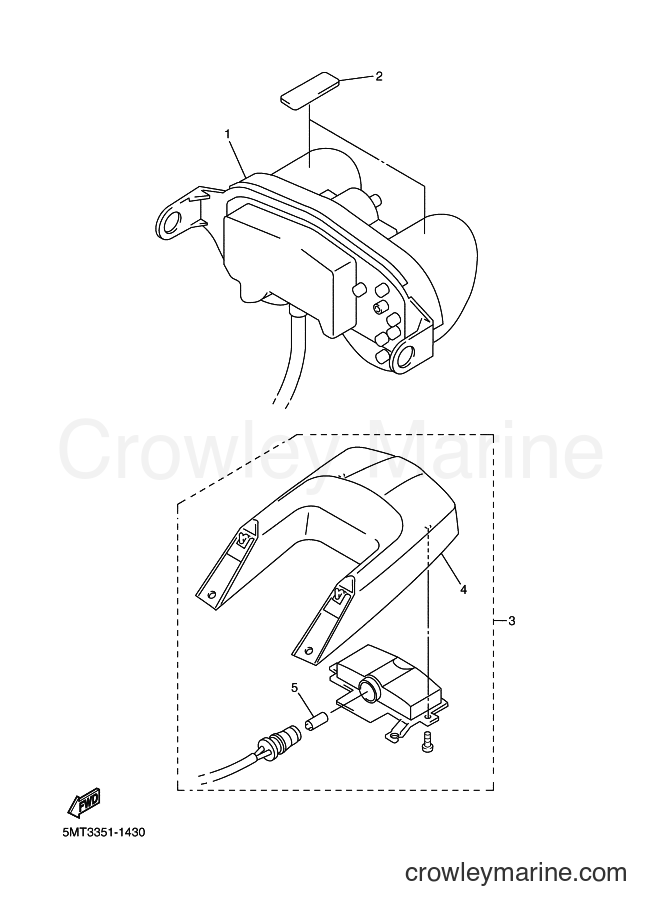 2001 Sport Bike YZF-R6 - YZF-R6 (5MT2) [040] - TAILLIGHT