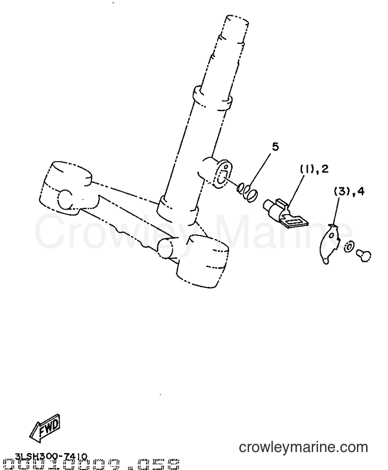 1997 Cruiser XV250S - XV250S (3LSJ) [100] - ALTERNATE FOR FRONT FORK