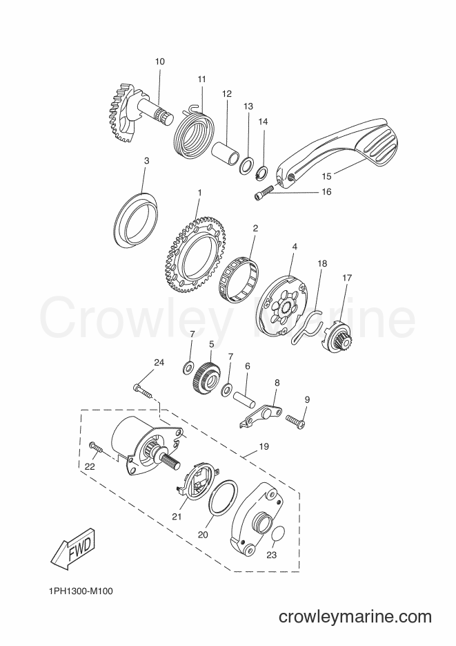 Yamaha Motors NS50N (1PL8) [010] - STARTER