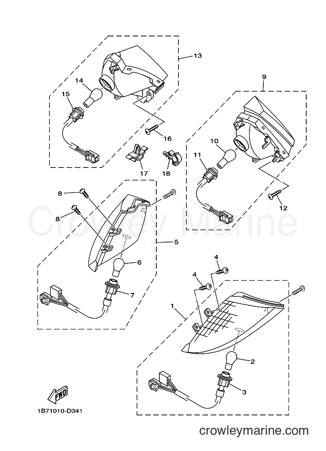 Yamaha Motors CP250 (1B7E) [010] - FLASHER LIGHT