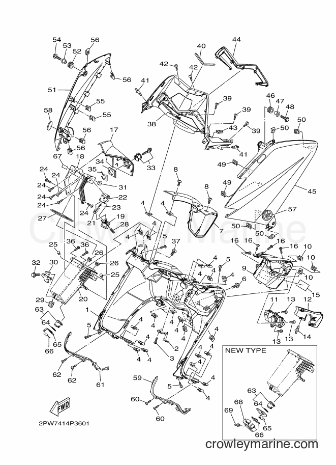 Yamaha Motors XP500A (2PWV) [020] - LEG SHIELD