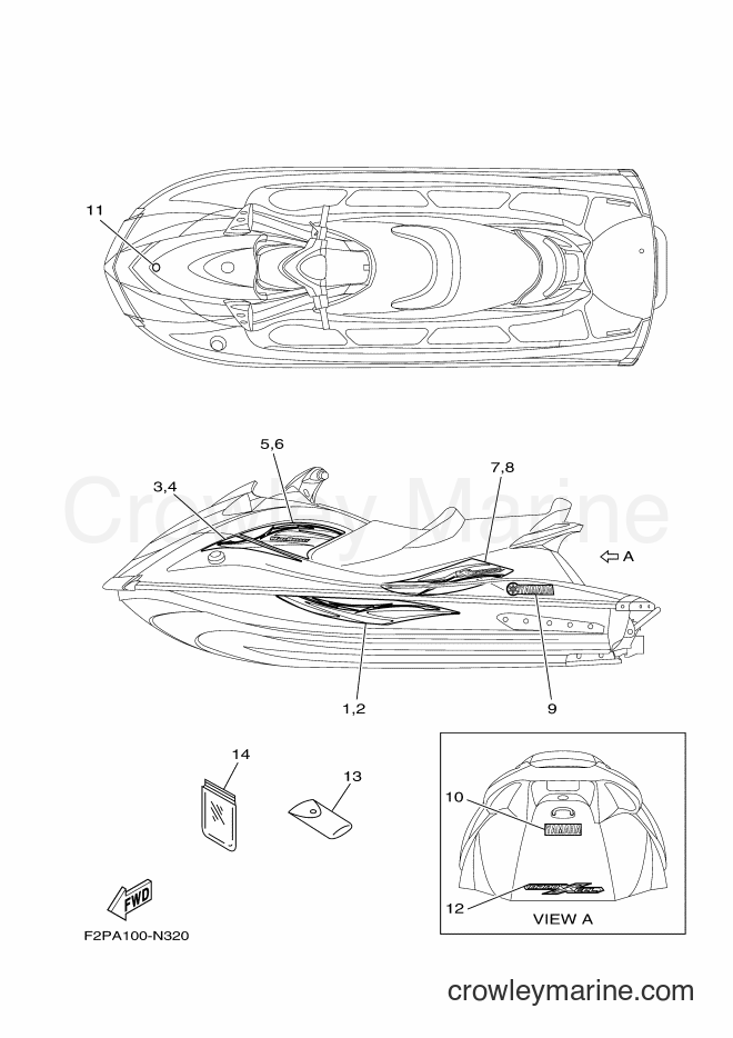 Yamaha Motors VX1100A-N (F2PC) [010] - GRAPHICS