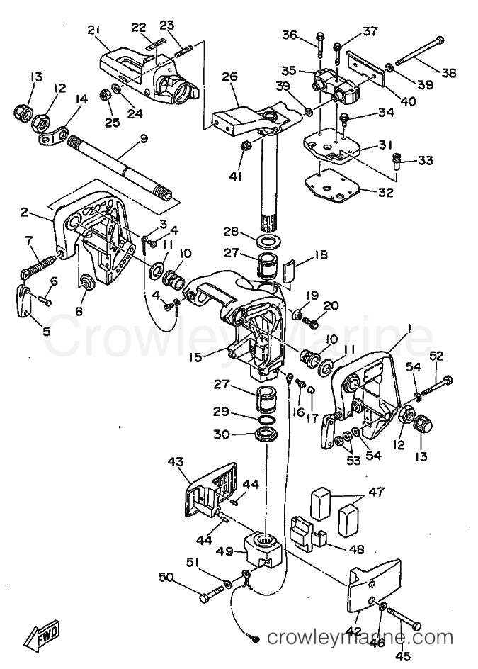 Yamaha Motors 20D (6L3) [07C] - BRACKET 1