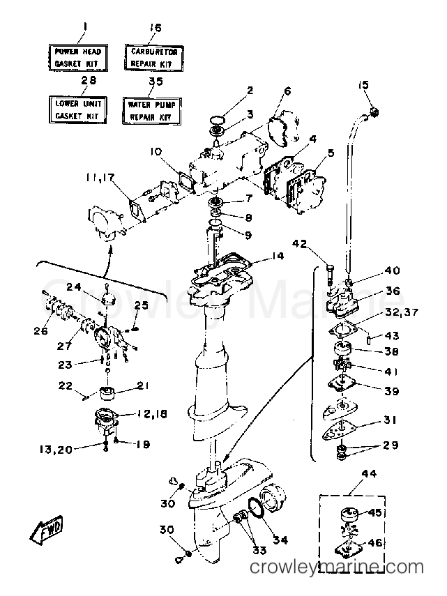 Yamaha Motors 4LD - REPAIR KIT