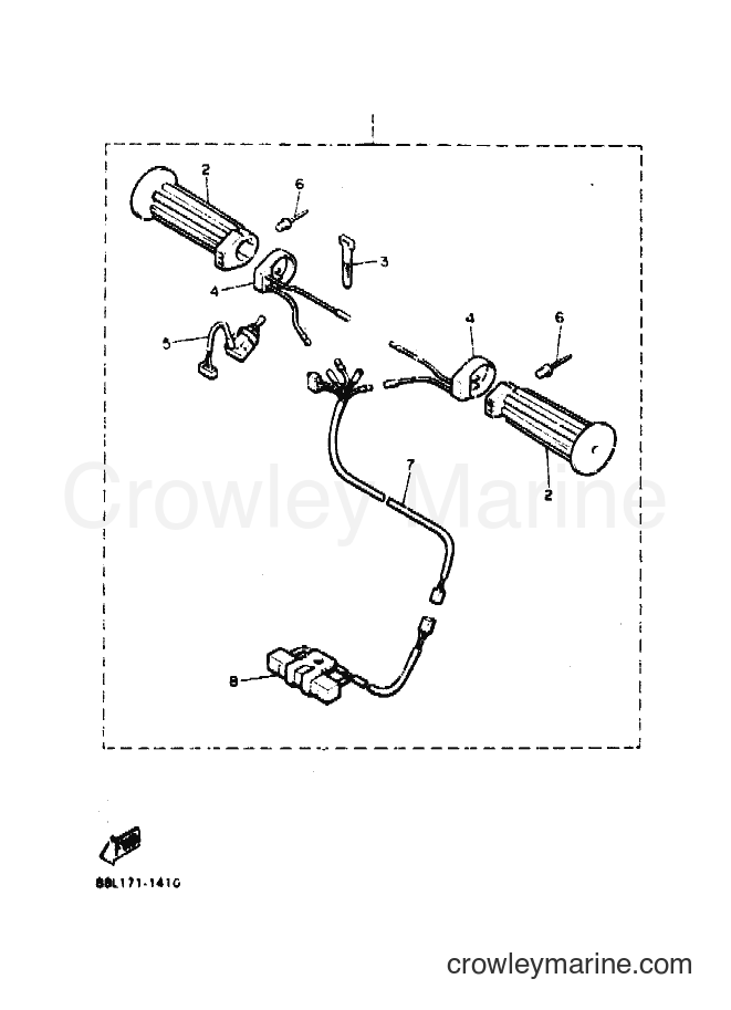 1991 Snowmobile ET400T - ET400T (88J1) [010] - ALTERNATE (GRIP WARMER KIT)