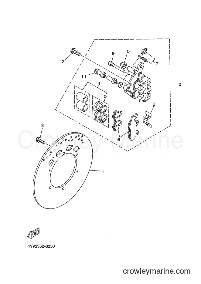2001 Scooter TZR50 - TZR50 (4YV4) [010] - FUEL TANK