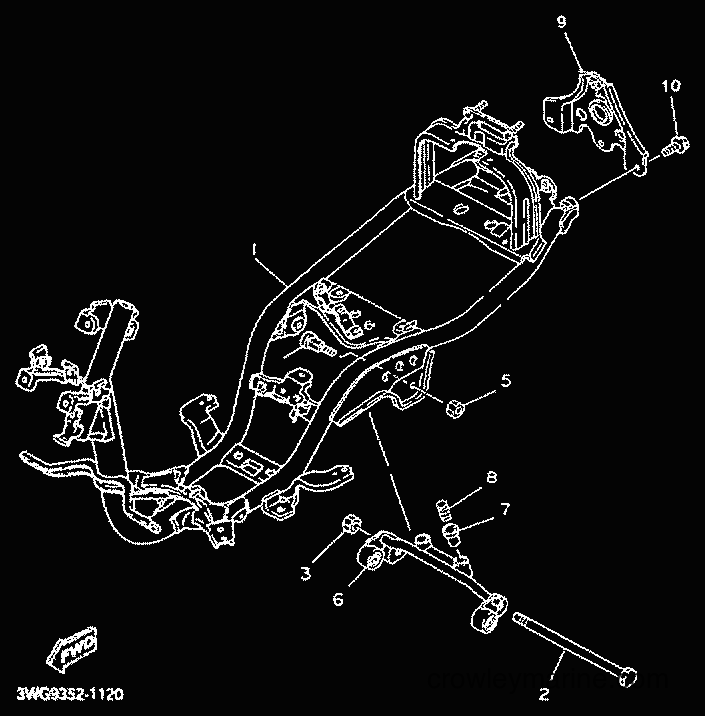 2001 Scooter CY50R - CY50R (3WG9) [010] - BASTIDOR