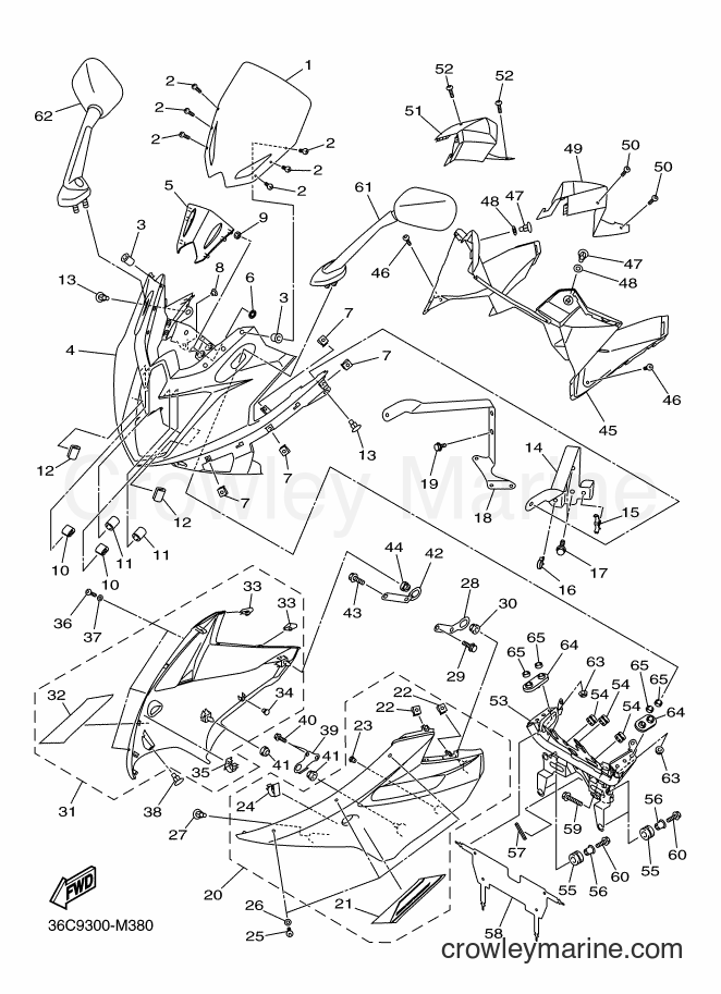 Yamaha Motors XJ6S (36CH) [040] - COWLING