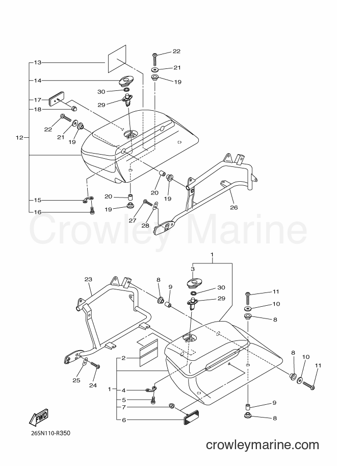 Yamaha Motors XVS950CT (26SR) [020] - SADDLEBAG
