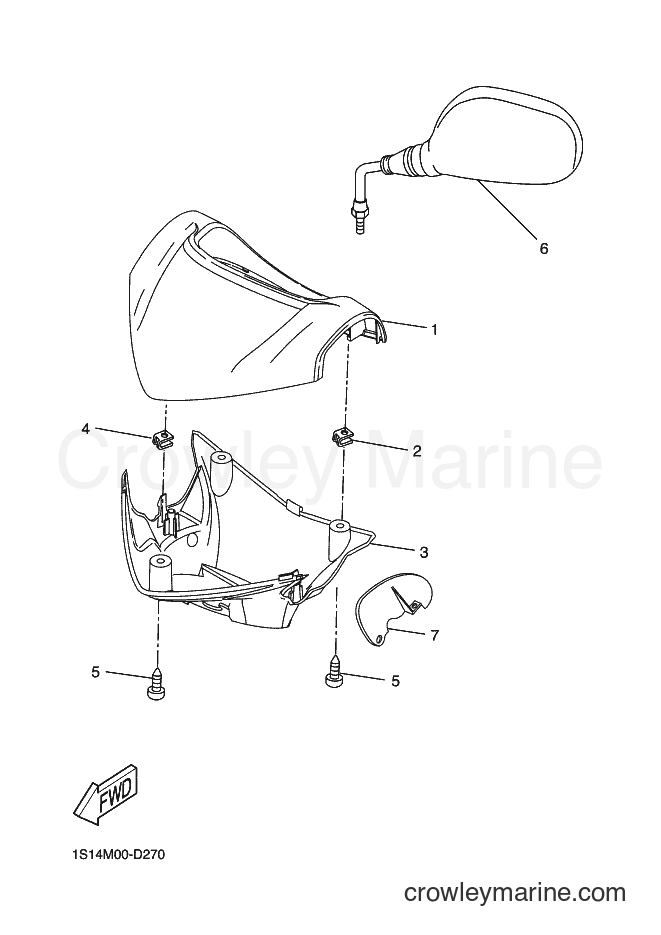 2005 Scooter EW50 - EW50 (1S14) [040] - COWLING 1
