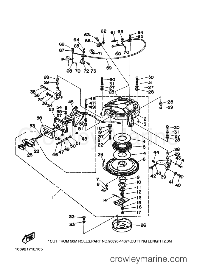 Yamaha Motors E-75D (6920) [010] - STARTER