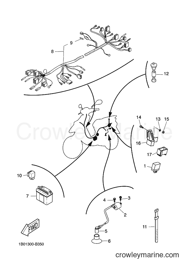 Yamaha Motors CW50RS (1B01) [050] - ELECTRICAL 2