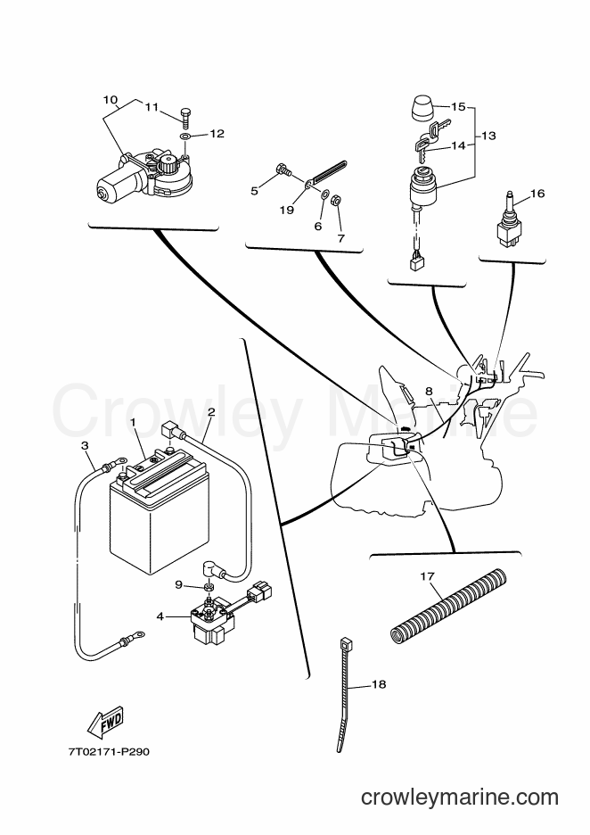 Yamaha Motors YT660 (7T02) [010] - ELECTRICAL 1