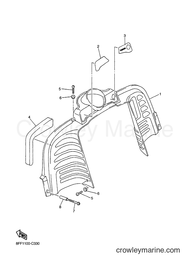 Yamaha Motors SXV70VT (8FF2) [010] - INSTRUMENT PANEL