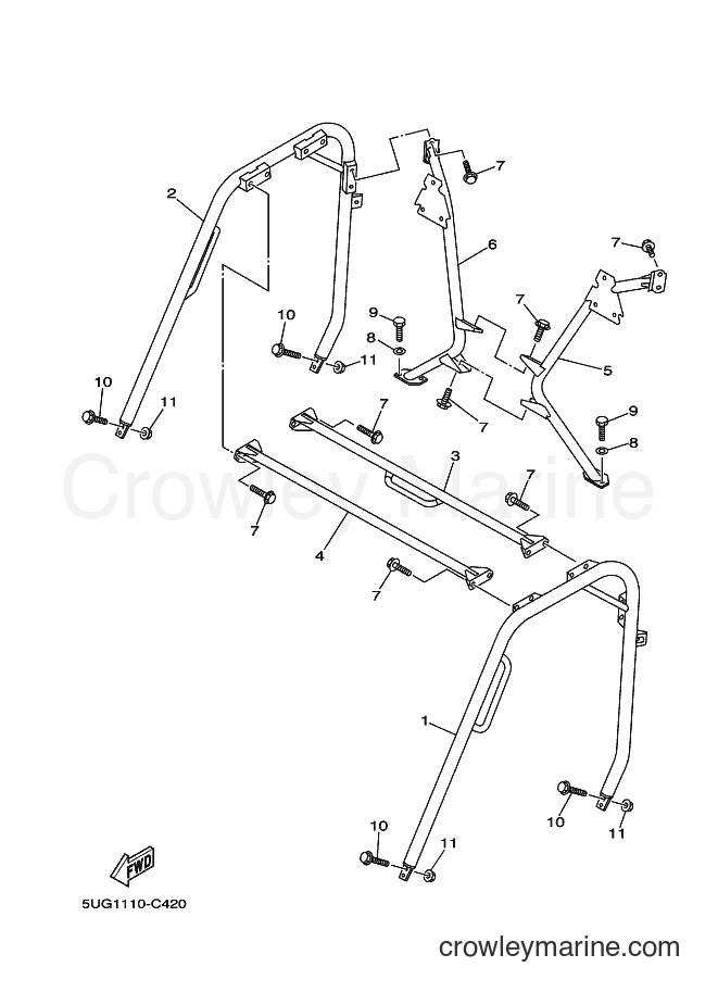 Yamaha Motors YXR660F (5UGG) [010] - GUARD 2