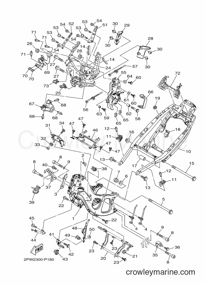 Yamaha Motors XP500A (2PWM) [050] - FRAME