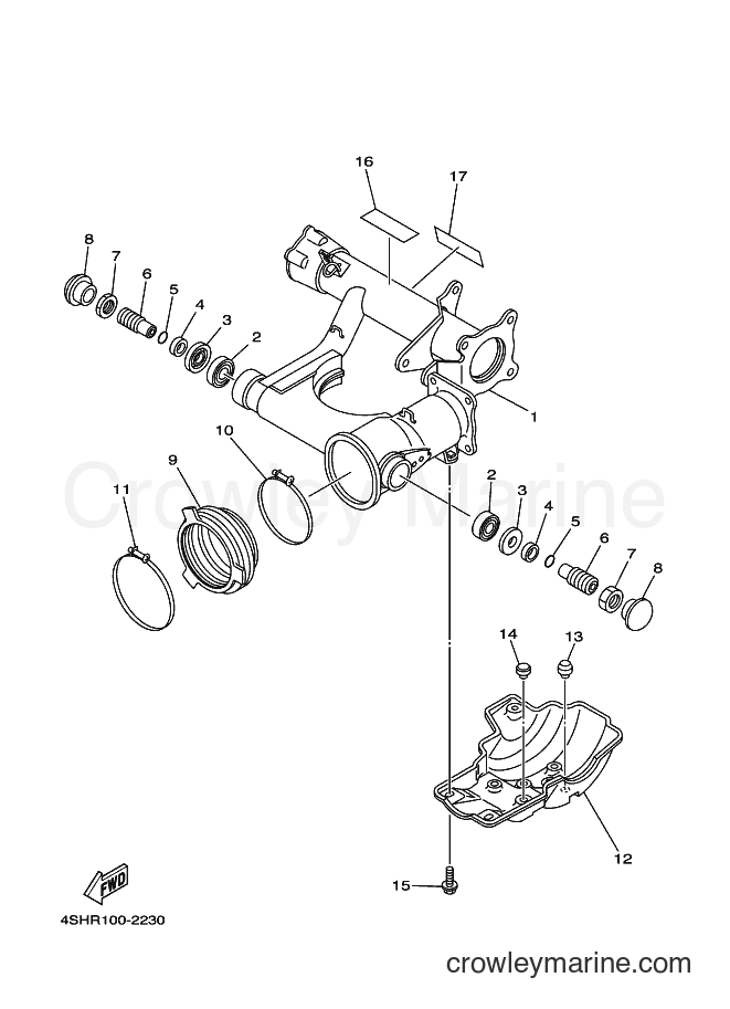 2002 ATV YFM400FW - YFM400FW (4SHR) [010] - REAR ARM & SUSPENSION
