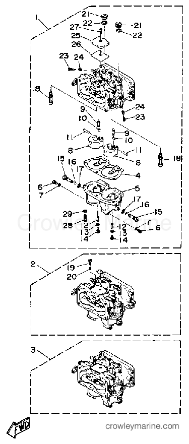 Yamaha Motors 175ETXJ - CARBURETOR