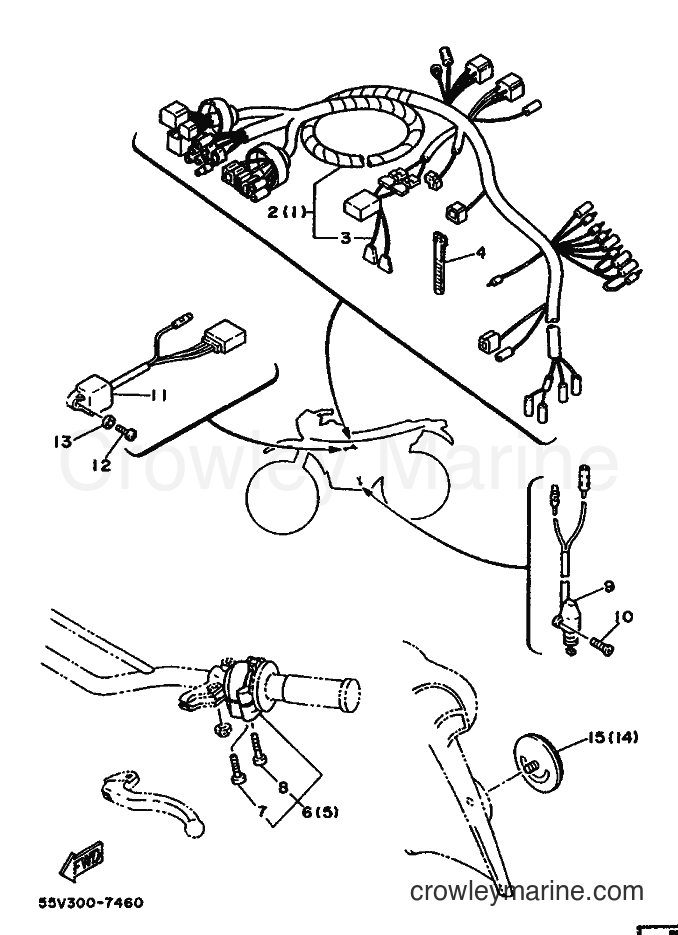 1988 Dirt Bike XT350 - XT350 (55V0) [030] - ALTERNATE FOR ELECTRICAL