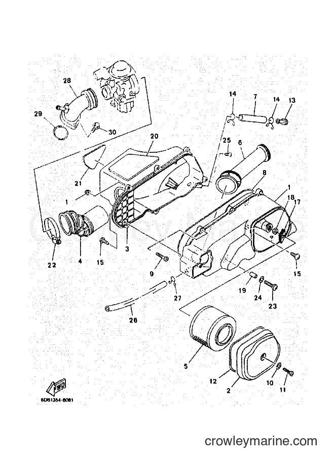 Yamaha Motors YP125E (5DS8) [010] - INTAKE