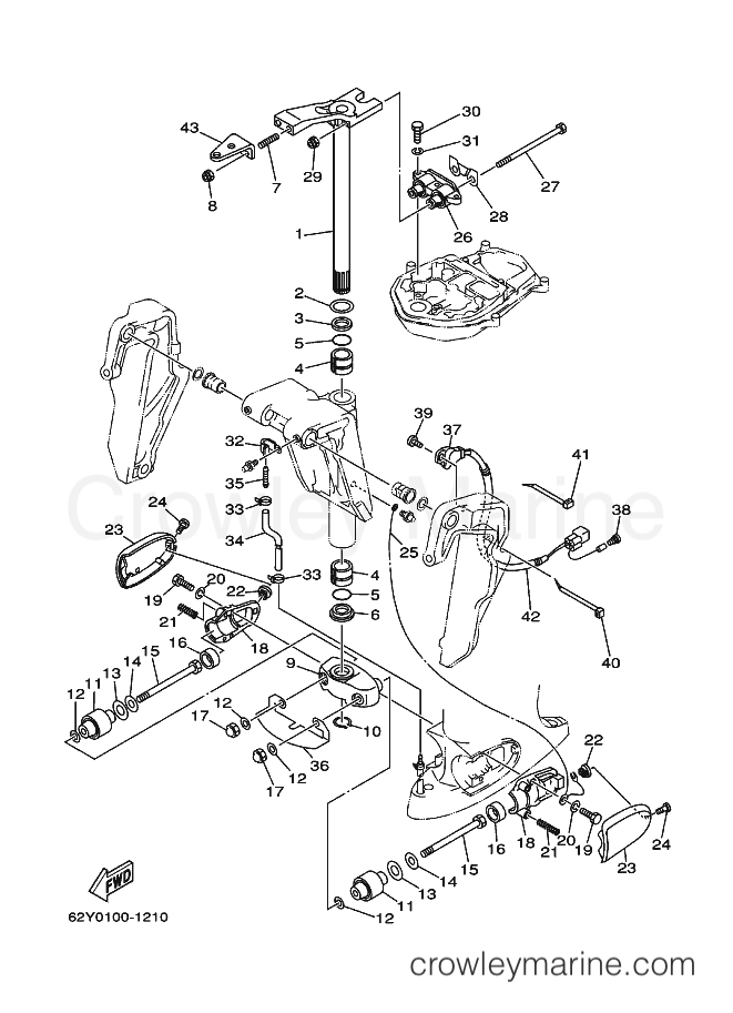 Yamaha Motors F50TJRB (62Y2) [300] - BRACKET 2
