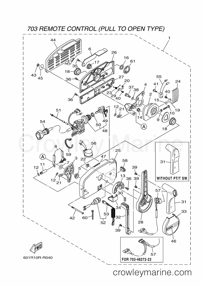 Yamaha Motors RIGGING REMOCON-2017 (601R) [010] - REMOTE CONTROL ASSY 1