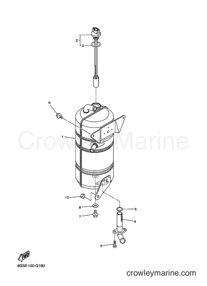 2008 Snowmobile RS10GTA - RS10GTA (8HC3) [020] - OIL TANK