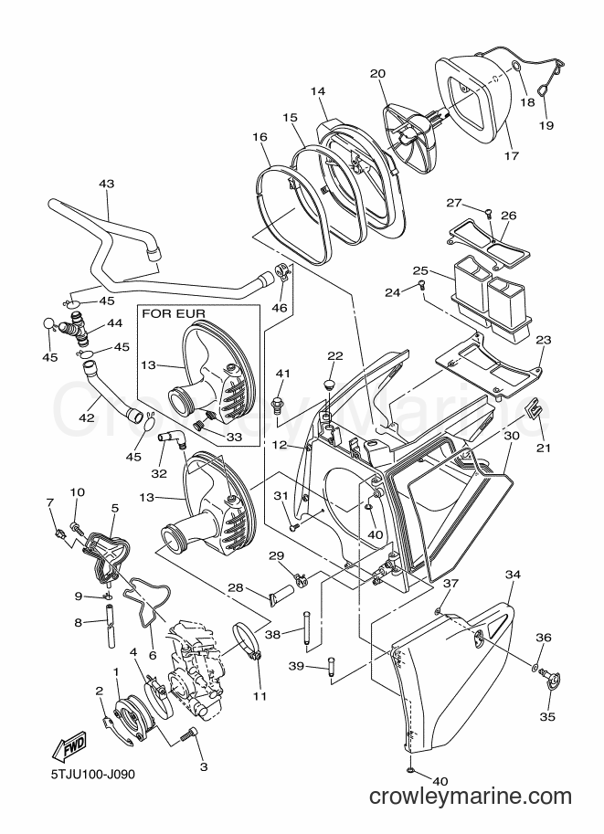 2011 Dirt Bike WR450F - WR450F (1HB3) [010] - INTAKE