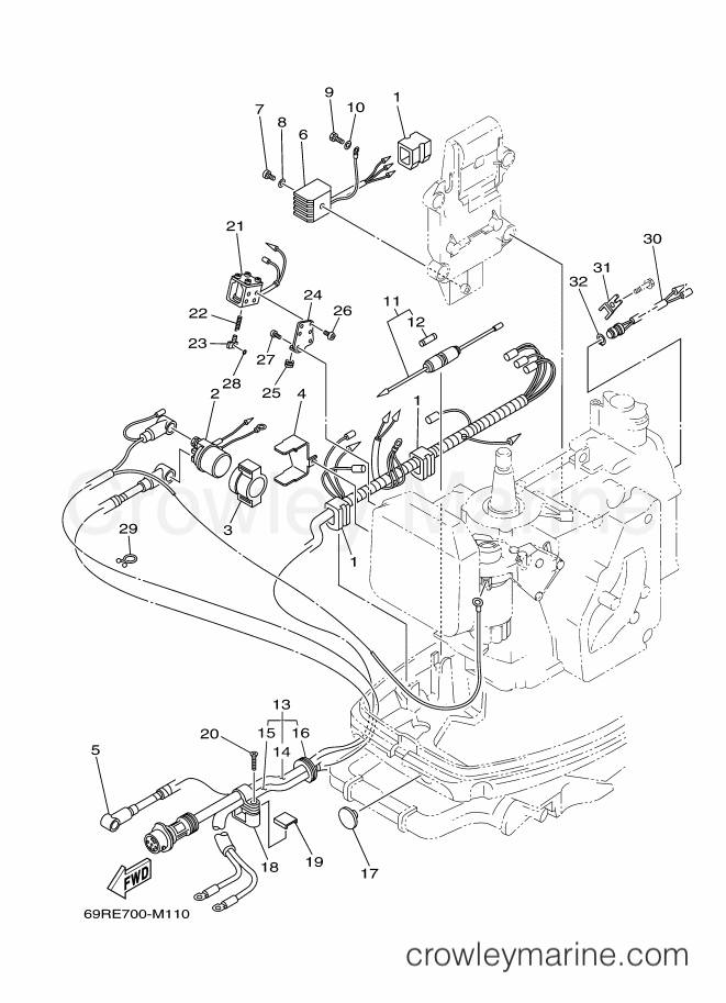 Yamaha Motors 25BMHS (69RE) [020] - ELECTRICAL 3